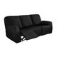 Waterproof Recliner Chair Sofa Couch Cover Non Slip Soft Sofa Slipcover with Pocket for 1/2/3/4 Seats Sofa,, Washable Spandex Stretch Jacquard Reclining Furniture Protector for Kids, Pets