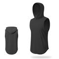 Men's Men Tops Tank Sleeveless Hoodie Hooded Sleeveless Sports Outdoor Vacation Going out Casual Daily Gym Quick dry Breathable Soft Plain Black White Activewear Fashion Sport