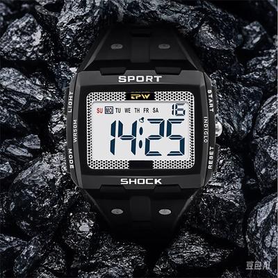 Big Numbers Oversized Digital Watch Easy to Read 5ATM Water Resistant For Student Father's Day Gifts