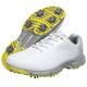 Men's Casual Shoes Leather Shoes Golf Sporty Classic Athletic Leather Breathable Slip Resistant Elastic Band Blackwhite Black Yellow