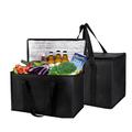 XL-Large Insulated Bag Keep Food Hot Cold for Hours - Reusable Grocery Tote Soft Cooler Bag Lightweight Sturdy Zipper Non-woven thermal insulation bag