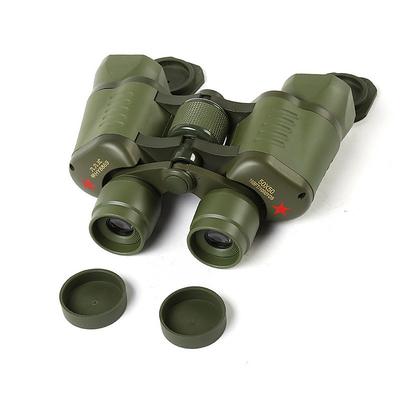 HD Portable 50x50 8m/1000m Professional Binoculars Army Military Telescope Night Vision With Reconnaissance Coordinates Compass Binocular Waterproof Outdoor Hiking Camping Hunting Optics Travel