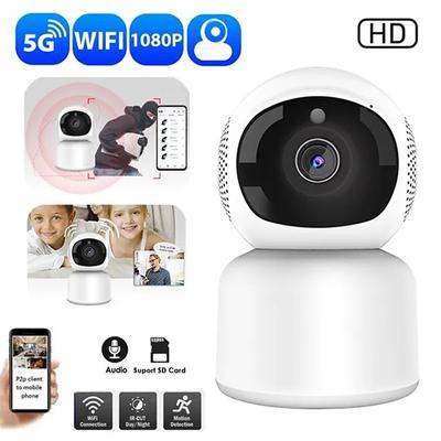 Wireless Surveillance Camera 5G Wifi 1080P Tracking Audio Video Night Vision IP Camera Indoor Security Protection Monitor Wifi Camera