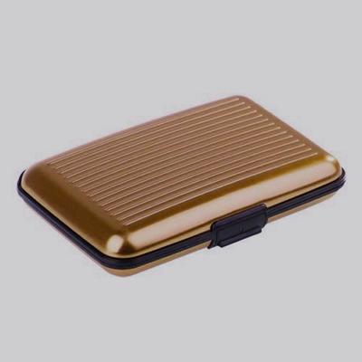 Credit Card Holder Wallet Metal Name Card Holder Waterproof Credit Card Protector for Women Men Father's Day Gifts