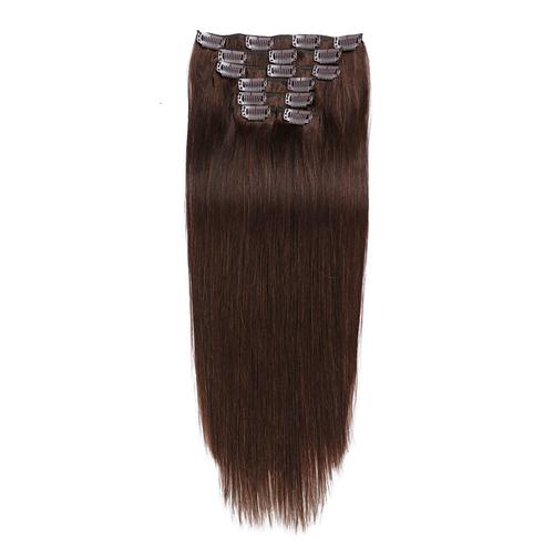 Clip In Hair Extensions Remy Human Hair Clip On Hair Extensions 7 Pcs 100 g Pack Straight Blonde 14-24 inch Hair Extensions