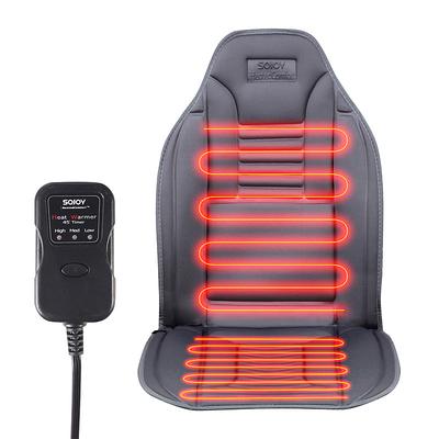 Heated Car Seat Cushion Electric Heating Cushion Backrest Cushion Winter New Universal Car Seat Cushion 12V