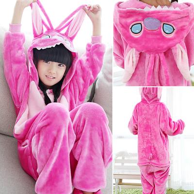 Kid's Patchwork Onesie Costume Carnival Costume Anime Blue Monster Onesie Pajamas Kigurumi Pajamas Funny Costume For Boys and Girls Christmas Carnival New Year Cartoon