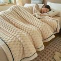 Cozy Sherpa Blanket Double Layer Thickened Nap Blanket With Bean Velvet Blanket Flannel Small Blanket Bed Sheet Coral Velvet Cover Blanket Sofa Blanket