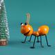 1pc Creative Iron Art Ant Animal Ornament, Home Decor