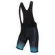 21Grams Men's Cycling Bib Shorts Bike Bib Shorts Mountain Bike MTB Road Bike Cycling Sports Polka Dot Plaid Checkered 3D Pad Cycling Breathable Moisture Wicking Black Blue Spandex Clothing Apparel