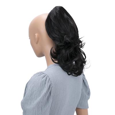 Hairpiece Ponytail Extensions Voluminous Wavy Blond Mix H136