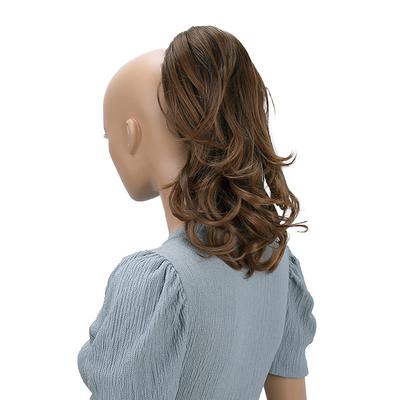 Hairpiece Ponytail Extensions Voluminous Wavy Blond Mix H136