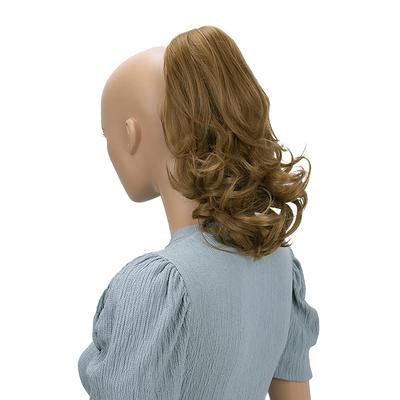 Hairpiece Ponytail Extensions Voluminous Wavy Blond Mix H136