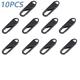 10pcs Universal Zipper Puller Detachable Zipper Head Instant Zipper Repair Kits For Zipper Slider DIY Sewing Craft Sewing Kits Zippers