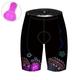 21Grams Women's Bike Shorts Cycling Padded Shorts Bike Shorts Pants Mountain Bike MTB Road Bike Cycling Sports Skull Sugar Skull Floral Botanical 3D Pad Fast Dry Breathable Quick Dry Black Rosy Pink