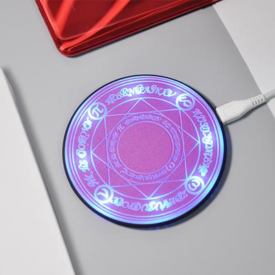 New Super Fast Charger 30W/20W/15W/10W Qi Wireless Fast Charger Glowing Magic Array Qi Wireless Charger Charging Pad for iPhone iPhone12 iphone 11 Samsung S20 Note20 Huawei Xiaomi