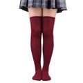 Over Knee Thigh Socks Knee-High Warm Stocking Women Boot Sock Leg Warmer High Socks for Daily Wear Cosplay