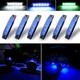 OTOLAMPARA 2/6PCS 12V Green Pod LED Lights Waterproof Underglow LED Lights Red Under Glow Lights Car Decoration Lights Amber LED Warning Light 5 Colors Selective