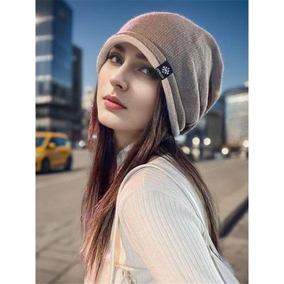 Women's Active Street Pure Color Headwear