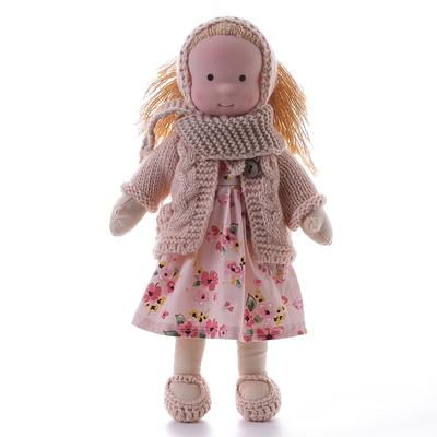 Cotton Body Waldorf Doll Doll Artist Handmade Mini Dress Up Doll Diy for Christmas Gifts