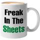 Excel Coffee Mug, Funny Gifts for Women Men Freak In The Sheets Mug Gifts for Boss CPA Friend Coworkers Accountant White Ceramic Office Mug 11.8 oz