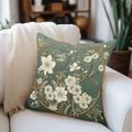 Vintage Floral Pattern 1PC Throw Pillow Covers Multiple Size Coastal Outdoor Decorative Pillows Soft Cushion Cases for Couch Sofa Bed Home Decor