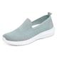 Women's Slip-Ons Loafers Plus Size Comfort Shoes Outdoor Daily Solid Color Summer Flat Heel Round Toe Casual Minimalism Mesh Loafer Light Blue Black Red