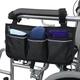 Wheelchair Armrest Organizer Bag Wheelchair Travel Accessories Storage Pouch With Pockets