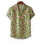 Men's Shirt Summer Hawaiian Shirt Camp Collar Shirt Graphic Shirt Aloha Shirt Flamingo Classic Collar Light Yellow Yellow Pink Red Purple Other Prints Casual Holiday Short Sleeve Print Clothing