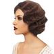 Short Black 1920s Wig for Women Gatsby roaring 20s Finger Wave Party Wig Synthetic Full Vintage Wigs for Womens Lady Cosplay Costume Fancy Dress 1920 Flapper Wig