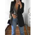 Women's Blazer Open Front Business Office Blazer Outfit with Pocket Casual Clean Fit Formal Spring