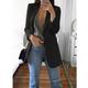 Women's Blazer Open Front Business Office Blazer Outfit with Pocket Casual Clean Fit Formal Spring