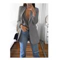 Women's Blazer Open Front Business Office Blazer Outfit with Pocket Casual Clean Fit Formal Spring