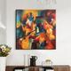 Large Hand Painted Wall Art Jazz Music Band painting Abstract Oil Painting on Canvas Modern Contemporary Art Home Decoration ready to hang or canvas