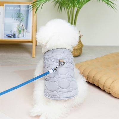 Dog Cat Coat Solid Colored Cute Sweet Dailywear Casual Daily Winter Dog Clothes Puppy Clothes Dog Outfits Soft Wine Red Grey Costume for Girl and Boy Dog Cotton S M L XL 2XL