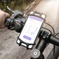 Silicone Bicycle Phone Holder Support For 4 - 6 inch Smartphone Holders Motorcycle Bike Handlebar Clip Stand GPS Mount Bracket4.7