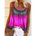 Women's Tank Top Camisole Summer Tops Graphic Casual Print Pink Sleeveless Basic Round Neck