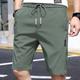 Men's Athletic Shorts Active Shorts Casual Shorts Pocket Drawstring Elastic Waist Plain Comfort Quick Dry Outdoor Daily Going out Fashion Streetwear Black Light Green