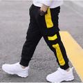 Kids Boys Cargo Pants Trousers Soft Cozy Striped Fall Winter Cool Casual Bottom 3-12 Years
