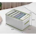 6/7/9/12 Grids Washable Wardrobe Clothes Organizer Jeans Compartment Storage Box Foldable Closet Drawer Organizer Clothes Drawer Separation Box for Bedroom