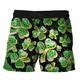 St Paddys St.Patrick's Day Shamrock Luck Men's Resort 3D Printed Board Shorts Swim Shorts Swim Trunks Pocket Drawstring with Mesh Lining Comfort Breathable Short Vacation Style Holiday Beach S TO 3XL