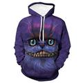 Men's Hoodie Pullover Hoodie Sweatshirt Green Blue Purple Light Green Red Hooded Print Daily Going out 3D Print Plus Size Basic Designer Casual Fall Clothing Apparel Hoodies Sweatshirts Long Sleeve