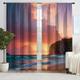 2 Panels Curtain Drapes Blackout Curtain For Living Room Bedroom Kitchen Window Treatments Thermal Insulated Room Darkening