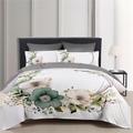 Floral Pattern Duvet Cover Set Comforter Set Soft Luxury Cotton Bedding Set Home Decor Dusk Bedding Gift King Queen Full Size