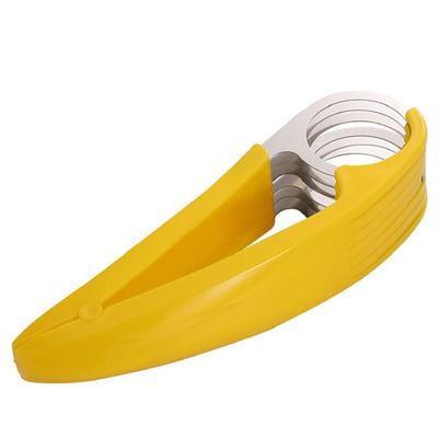 1pc, Multifunctional Stainless Steel Fruit Slicer - Perfect for Bananas, Strawberries, and Eggs - Reusable and Dishwasher Safe - Kitchen Gadget and Tool for Easy Slicing and Cutting