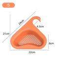 Swan Drain Basket Sink, Multipurpose Basket, Triangular Sink Drain Shelf, Multipurpose Drain Basket Sink Swan Strainer Hangs on Faucet, Fits All Sinks