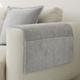 Sofa Armrest Cover Solid Color Extended Non slip Storage Cover Thick Chenille Sofa Armrest Cover