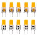 LED Bi-pin Lights 10pcs GY6.35 5W LED Candle Lights LED Corn Lights 500 lm COB Beads Warm White White AC/DC 12V Crystal Chandelier Light Source Energy Saving And Environment-Friendly Bulb