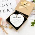 Thank You Gift, Thank You for Helping Me Grow Ornament, Valentine's Day Pendant Decoration Christmas Gift Xmas Gift (Only Love Pendant, No Gift Box)
