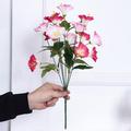 2pcs Fake Flower Artificial Flower Carnation Floral Flower Bouquet Silk Flower Fake Flower Decoration Flower Wedding Decoration